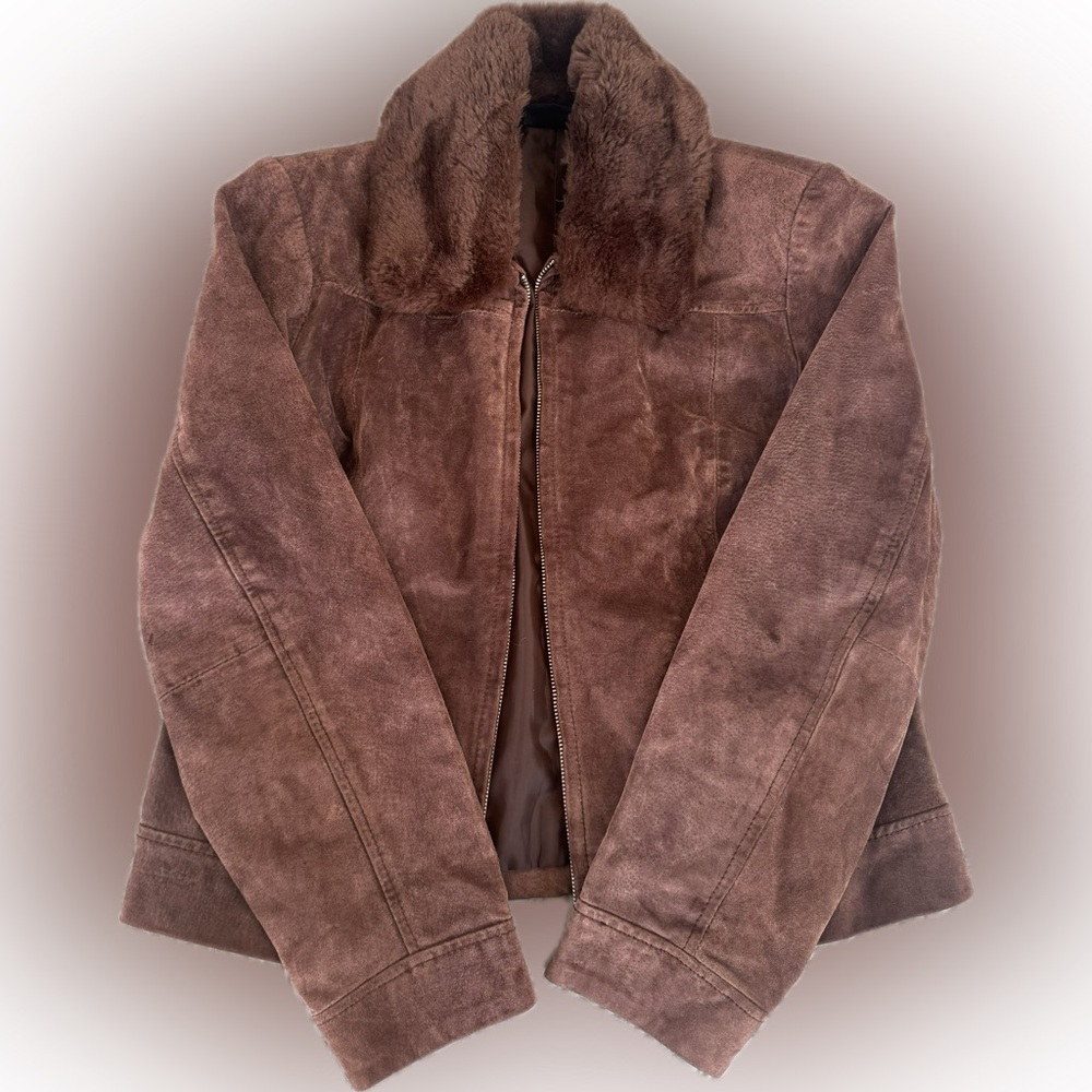 Suede coat